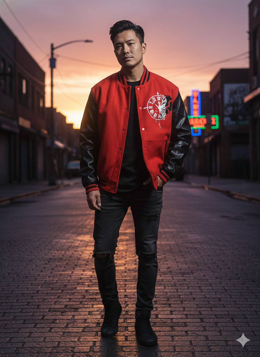 IHL Leather Letterman Jackets