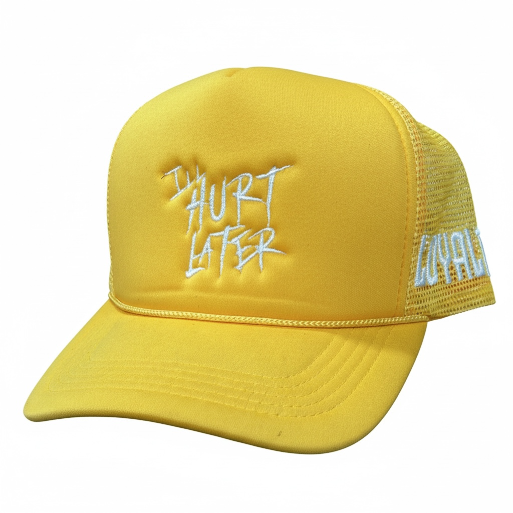 Ill Hurt Later Embroidered Hats