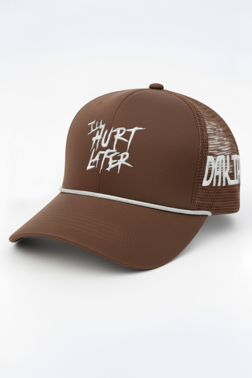 Ill Hurt Later Embroidered Hats