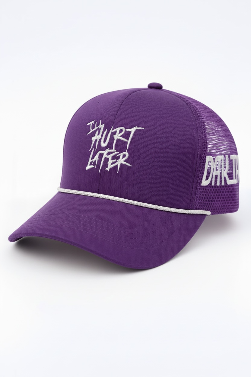 Ill Hurt Later Embroidered Hats