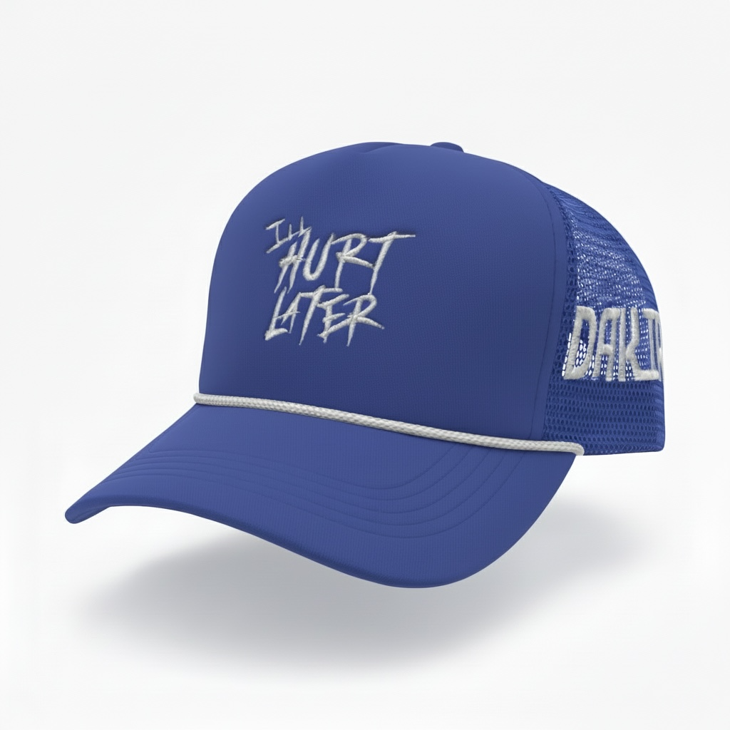 Ill Hurt Later Embroidered Hats