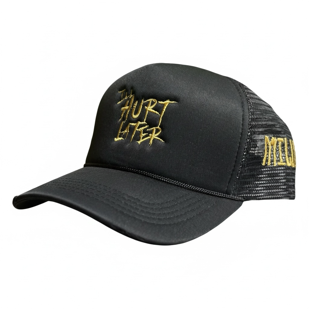 Ill Hurt Later Embroidered Hats